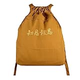 Hwydo Buddhistischer Mönch Shaolin Tempel-Rucksack-Beutel für Kung Fu Bücher Bekleidung gelb