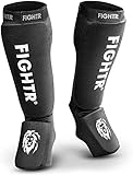 FIGHTR Premium Schienbeinschoner für Kampfsport, Kickboxen, Boxen. Schienbeinschützer für...