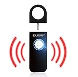 Original ERABOS® Taschenalarm T1000 | Premium Modell | mit Stroboskop LED Blitzlicht | Panik Alarm...