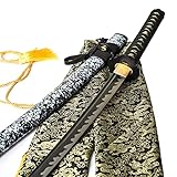 TSIAO CHIH 40 Zoll handgeschmiedetes Japanisches Samurai Schwert Full Tang 1060 Kohlenstoffstahl...