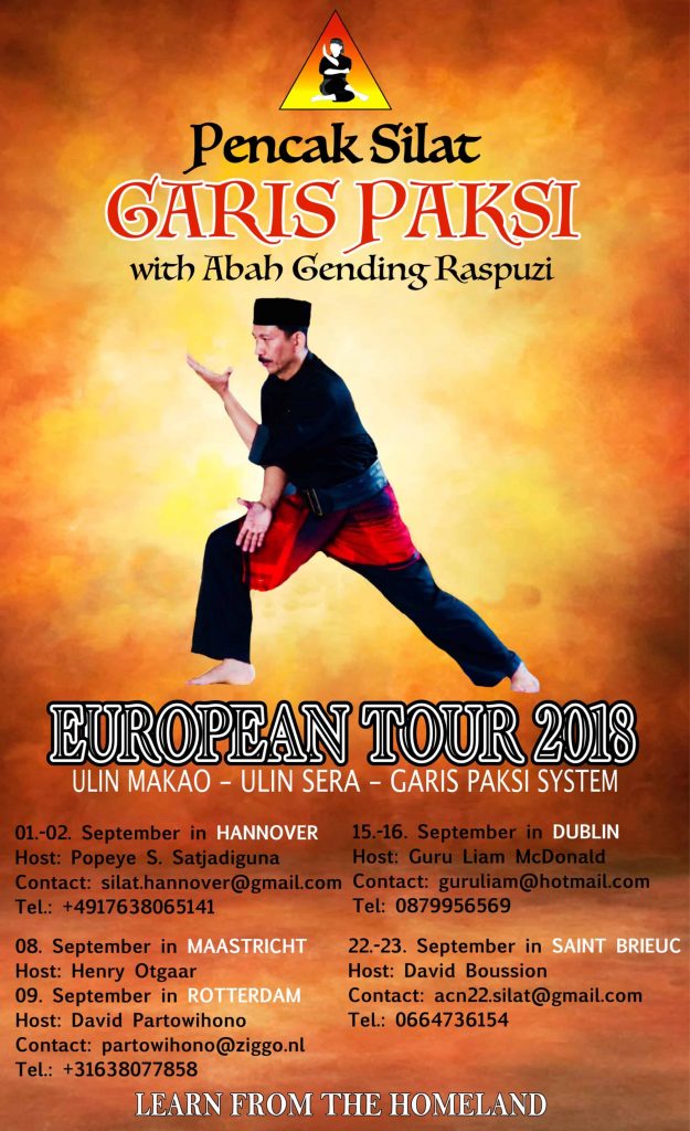 Flyer Garis Paski Europa-Tournee 2018