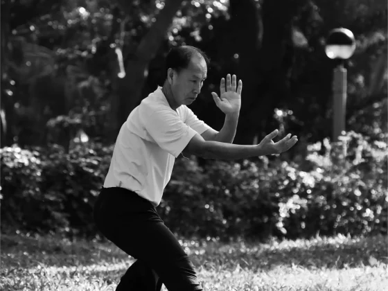 Tai Chi wird häufig im Park geübt