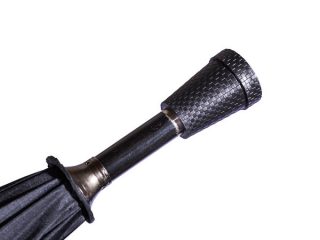 Sicherheitsschirm Gummikappe Herren - auf Edelstahlspitze gesteckt