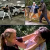 DVD Doppelset Sicherheitsschirm und Stay Alive - Ausschnitte aus der Video Kurs Anleitung Abwehr gegen Angreifer
