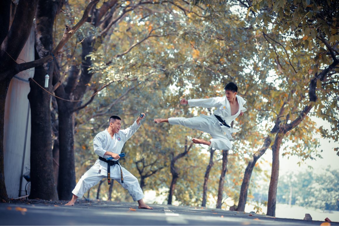 Taekwondo Training im Freien