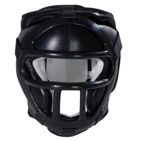 KWON – Kopfschutz mit Maske (schwarz)