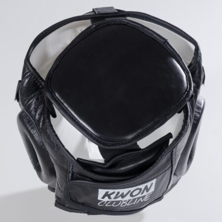 Kwon clubline kopfschutz mit Maske schwarz - Ansicht von oben