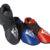 Kwon Fußschützer Anatomic schwarz, blau, rot Seitenansicht vorne