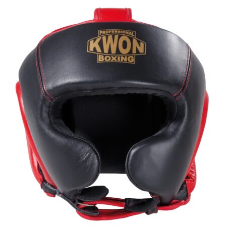 KWON – Sparring Kopfschutz (schwarz-rot)