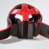 KWON Professional Boxing Sparring Kopfschutz schwarz-rot - Rückansicht