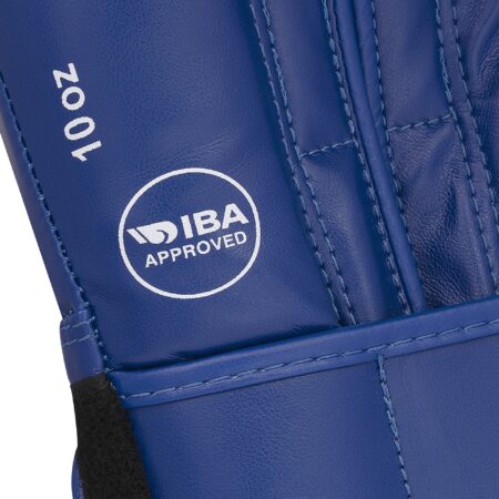 Adidas Boxhandschuhe IBA 10oz blau - Nahaufnahme