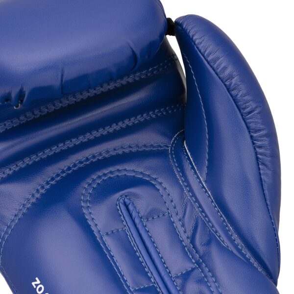 Adidas Boxhandschuhe IBA 10oz blau - Unterseite Nahaufnahme