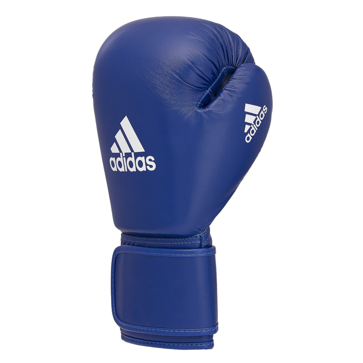 Adidas Boxhandschuhe IBA 10oz blau - Vorderansicht seitlich