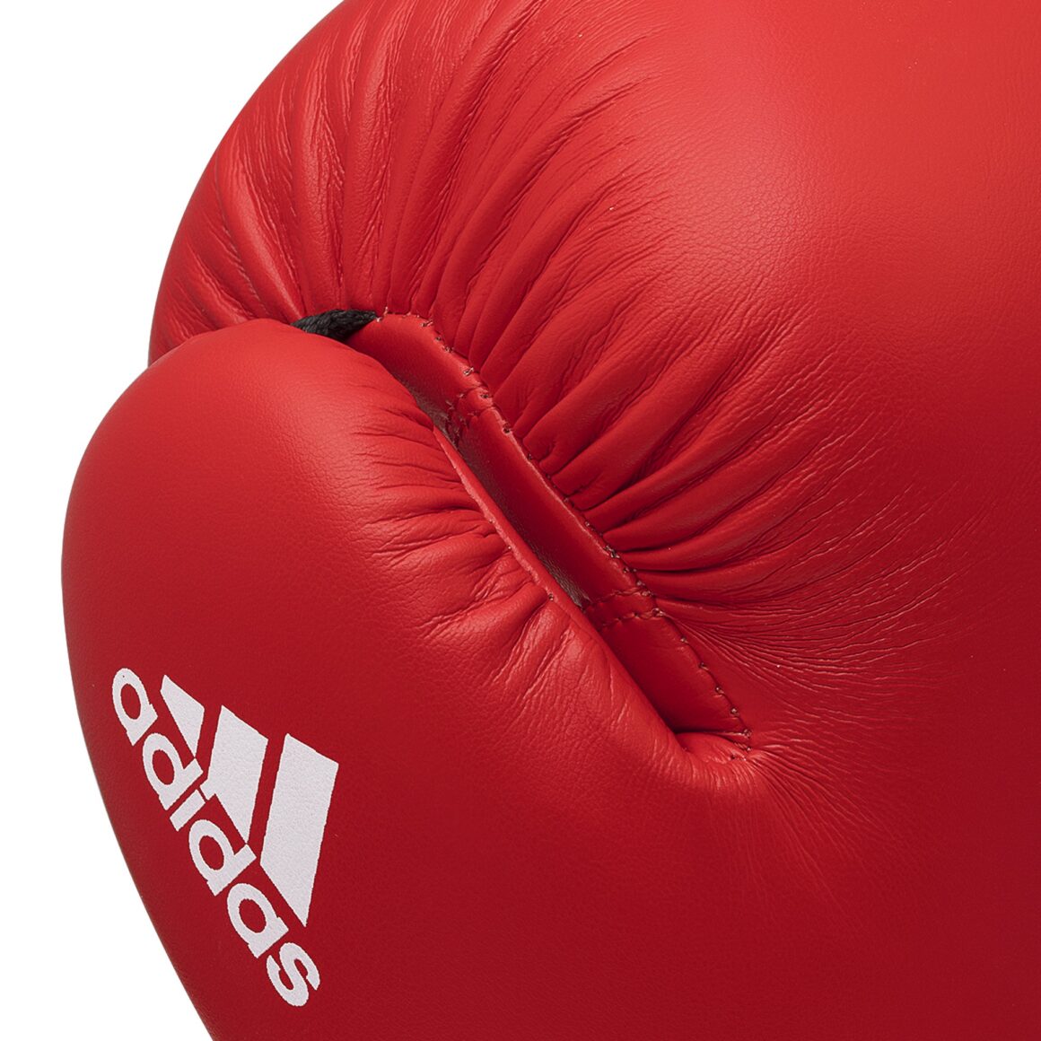 Adidas Boxhandschuhe IBA 10oz rot - Oberseite Nahaufnahme