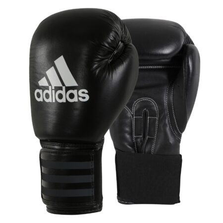 Adidas Boxhandschuhe Performer schwarz - Vorder- und Unterseite