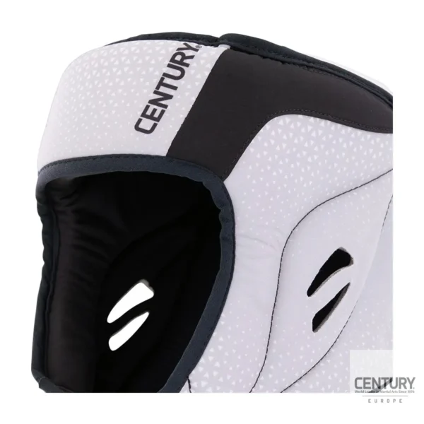 Century Kopfschutz C-Gear Sport Discipline Wako zertifiziert waschbar schwarz-grau - Seitenansicht Nahaufnahme