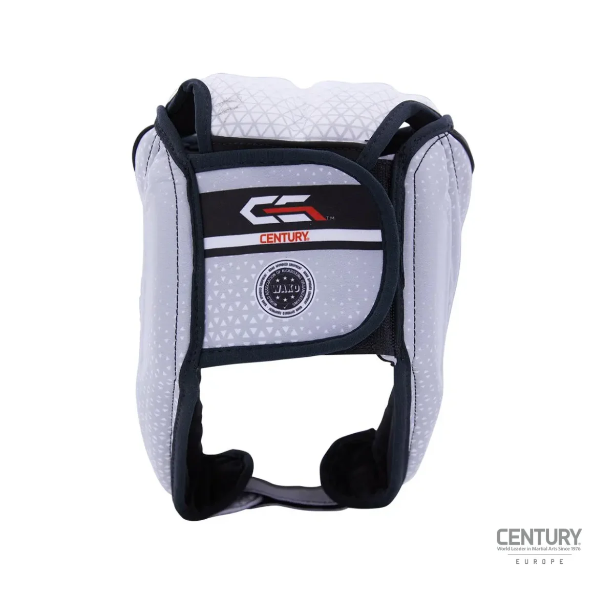 Century Kopfschutz C-Gear Sport Discipline Wako zertifiziert waschbar schwarz-grau - Rückansicht