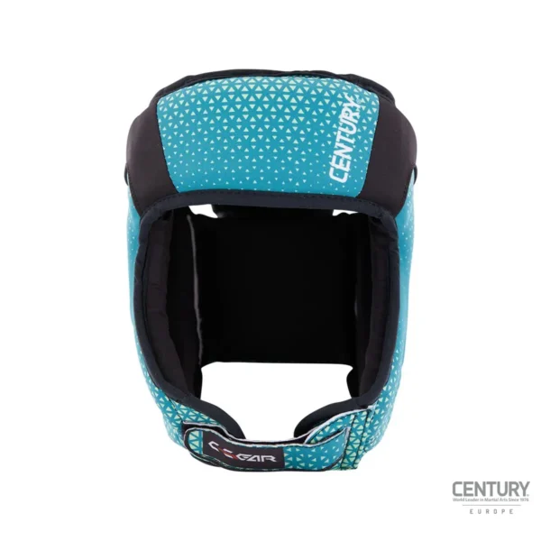 Century Kopfschutz C-Gear Sport Discipline Wako zertifiziert waschbar schwarz-blau- Vorderansicht