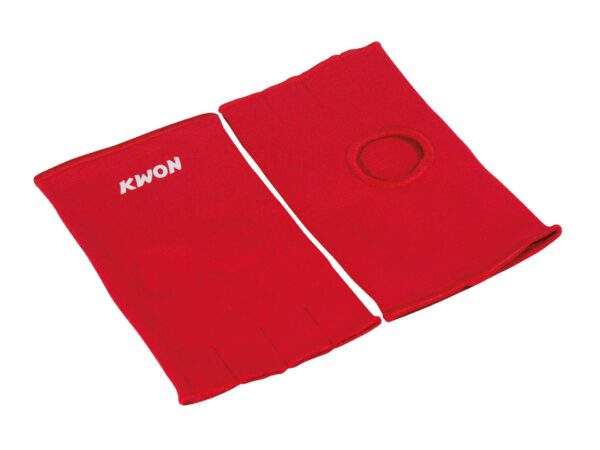 Kwon Innenhandschuhe rot - Vorder- und Rückseite