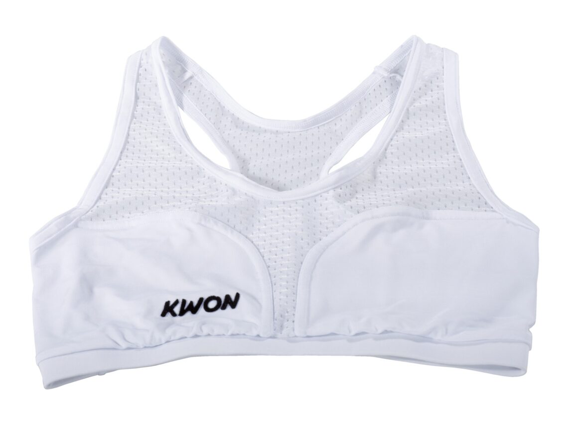 Kwon Top für Damen Brustschutz Cool Guard und Super Protect weiß - Vorderansicht