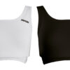 Kwon Damentop Brustschutz Maxi Guard weiß und schwarz - Vorderansicht