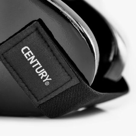 Century Kopfschutz Schüler Sparring schwarz – Klettverschluss Nahaufnahme
