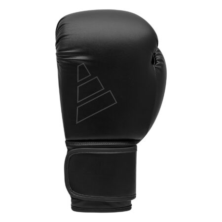 Adidas Hybrid 80 Boxhandschuh schwarz - Rückhand Frontansicht