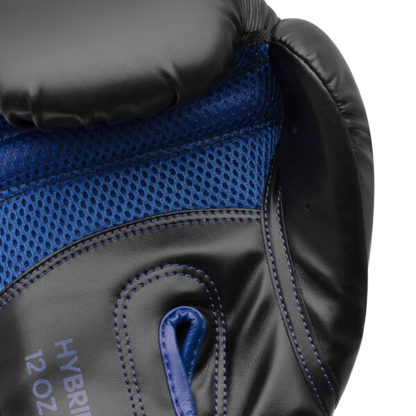 Adidas Hybrid 80 Boxhandschuh schwarz-blau - Innenhand Nahaufnahme
