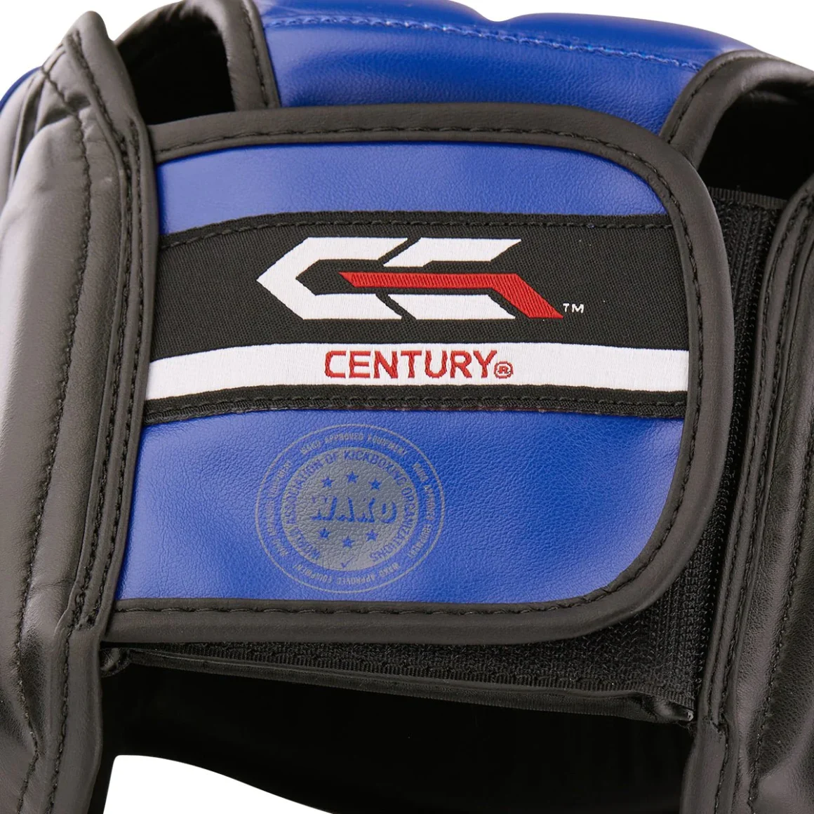 Century C-Gear Determination Kopfschutz schwarz-blau – Rückansicht Nahaufnahme