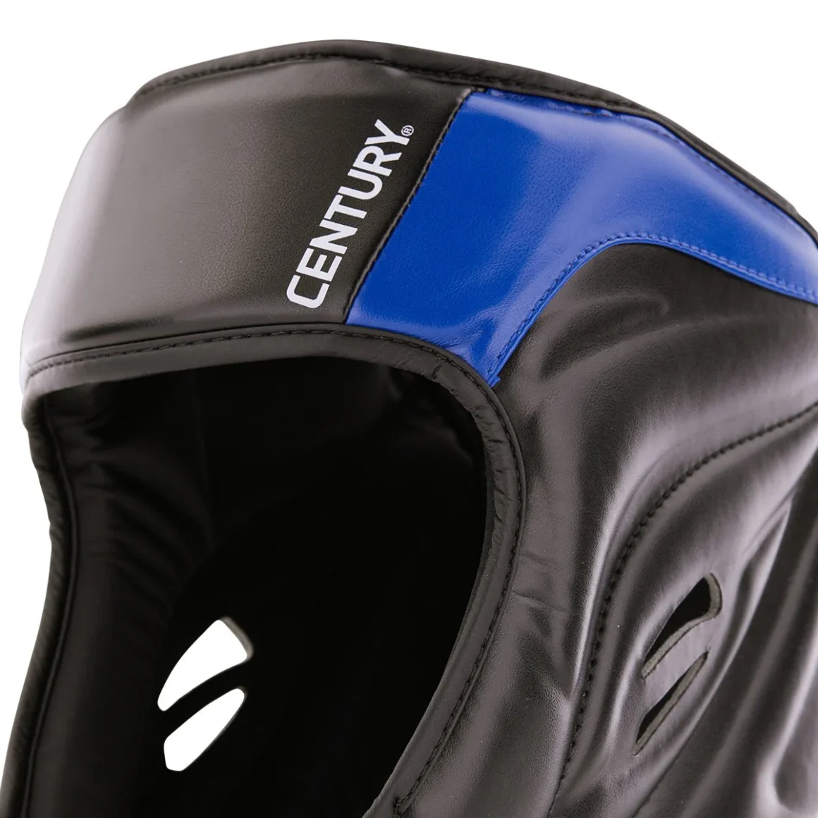Century C-Gear Determination Kopfschutz schwarz-blau – Seitenansicht Nahaufnahme