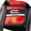 Century C-Gear Determination Kopfschutz schwarz-rot – Rückansicht Nahaufnahme