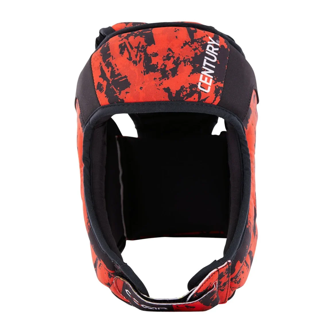 Century C-Gear Sport Respect Kopfschutz rot-schwarz– Vorderansicht