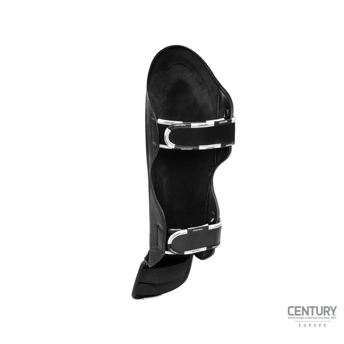 Century Creed Traditionelle Schienbeinschützer schwarz - Rückansicht