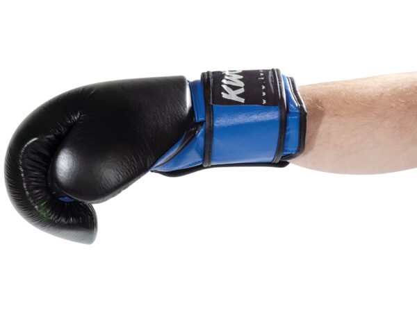 Kwon Kickboxhandschuhe Ko Champ schwarz-blau - Seitenasicht