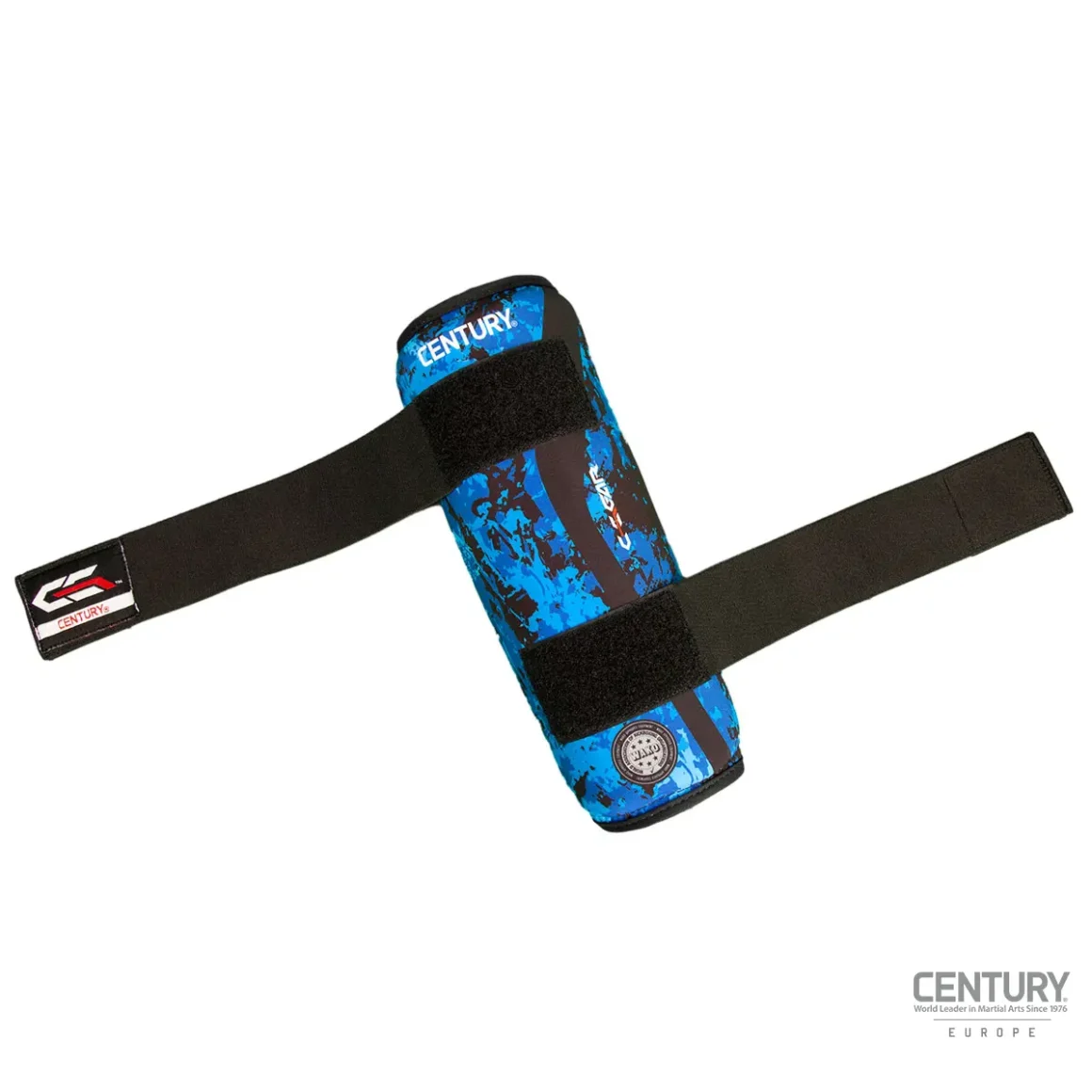 Century Schienbeinschutz C-GEAR Sport Respect schwarz-blau - Klettverschluss