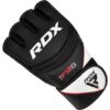 RDX – F12 MMA Handschuhe Grappling schwarz - Rückhand