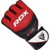 RDX – F12 MMA Handschuhe Grappling rot - Rückhand