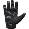RDX T2 Vollfinger Fitness Handschuhe blau camouflage - Innenhandschuh Vorderansicht