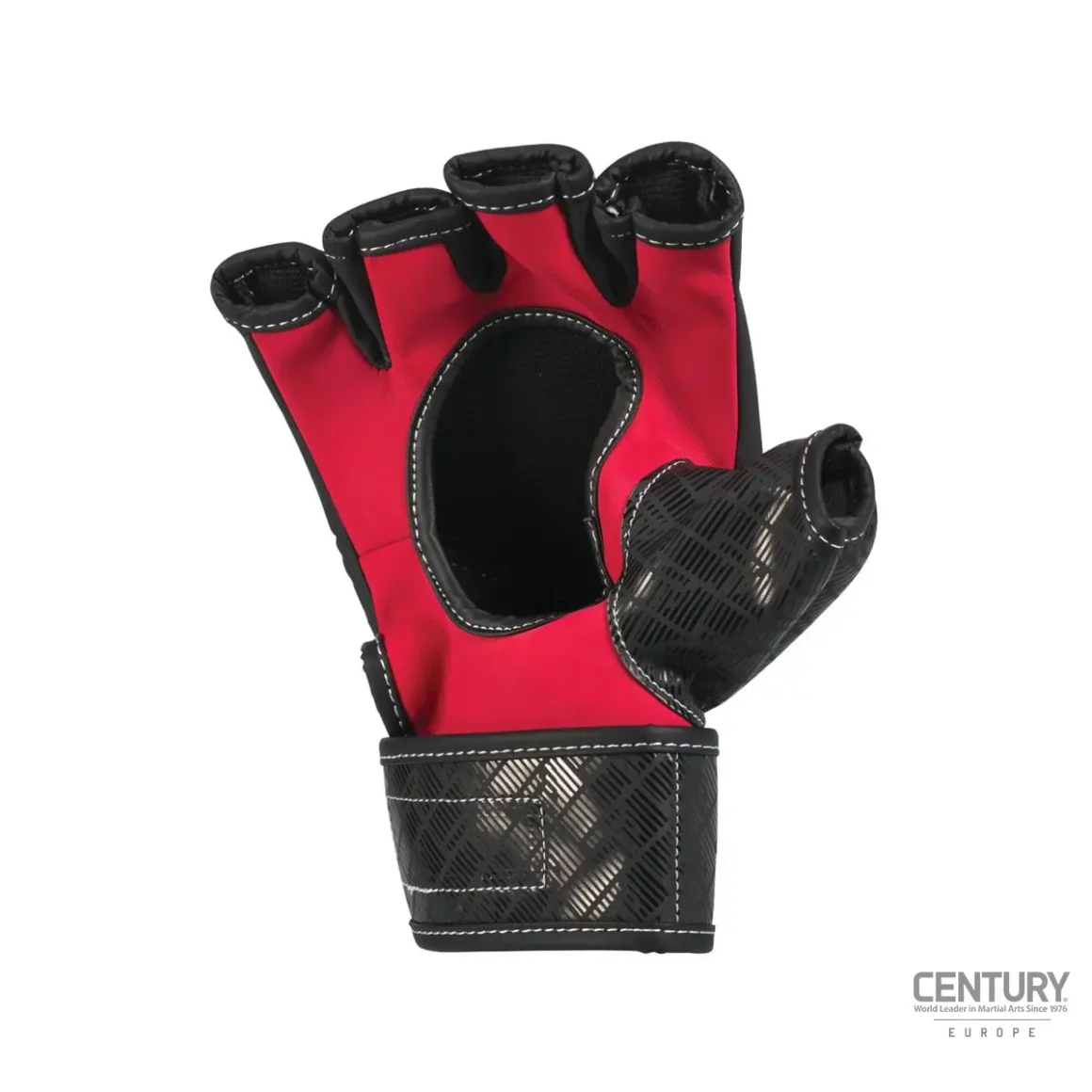 Century Brave MMA Wettkampfhandschuhe rot-schwarz - Innenansicht