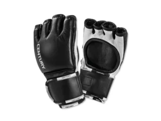 Century Creed Kampfhandschuhe schwarz-weiß - Handrücken und Innenseite