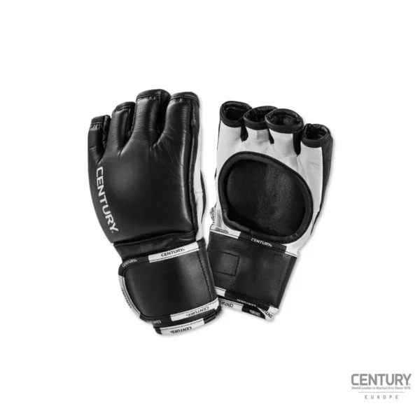 Century Creed Kampfhandschuhe schwarz-weiß - Handrücken und Innenseite