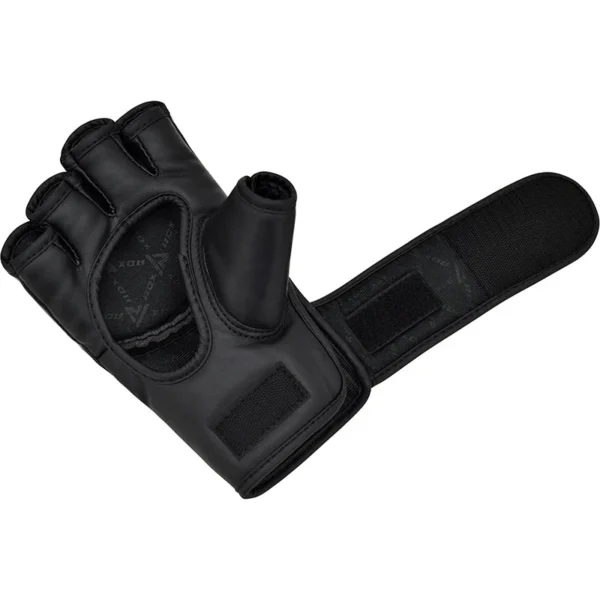 RDX F12 MMA Training Handschuhe pink -Innenansicht mit Klettband
