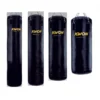 Kwon Boxsack Trainingssack Sandard ungefüllt schwarz 100, 120, 150, 180 cm - Frontansicht alle vier Größen