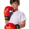 Kwon Kinder Boxhandschuhe Cobra rot-schwarz - Boxer Junge mit Handschuhen.