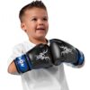Kwon Kinder Boxhandschuhe Mini Drache schwarz-blau - Junger Boxer