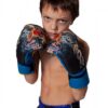 Kwon Kinder Jugend Boxhandschuhe Thai Future 8oz blau - Boxer Junge Verteidigungsstellung