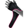 F6 Kara MMA Handschuhe Grappling pink - Innenhand mit Ansicht Klettband offen mit Hand