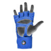 RDX Aura Plus T-17 MMA Handschuhe Grappling blau-schwarz - Innenhand mit Hand