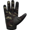 RDX T2 Vollfinger Fitness Handschuhe braun - Innenhand Frontansicht