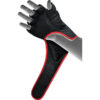 F6 Kara MMA Handschuhe Grappling rot - Innenhand mit Ansicht Klettband offen mit Hand